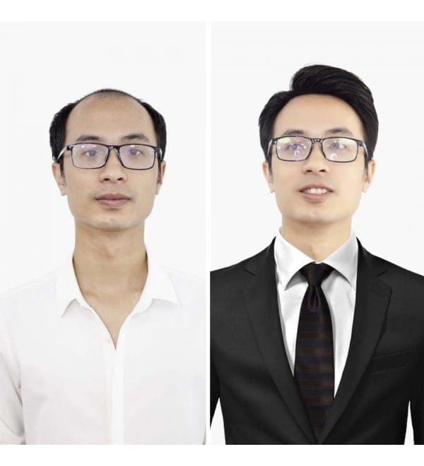 Tóc thẩm mỹ nam D16 &#8211; Bền đẹp và rẻ