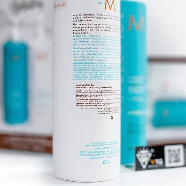Cặp dầu gội xả Moroccanoil Hydration 500ML