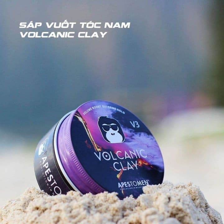 Sáp vuốt tóc nam Volcanic Clay