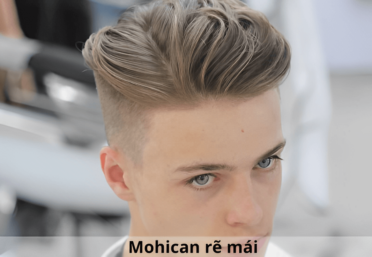 TOP kiểu tóc Mohican rẽ mái cực hot 2024