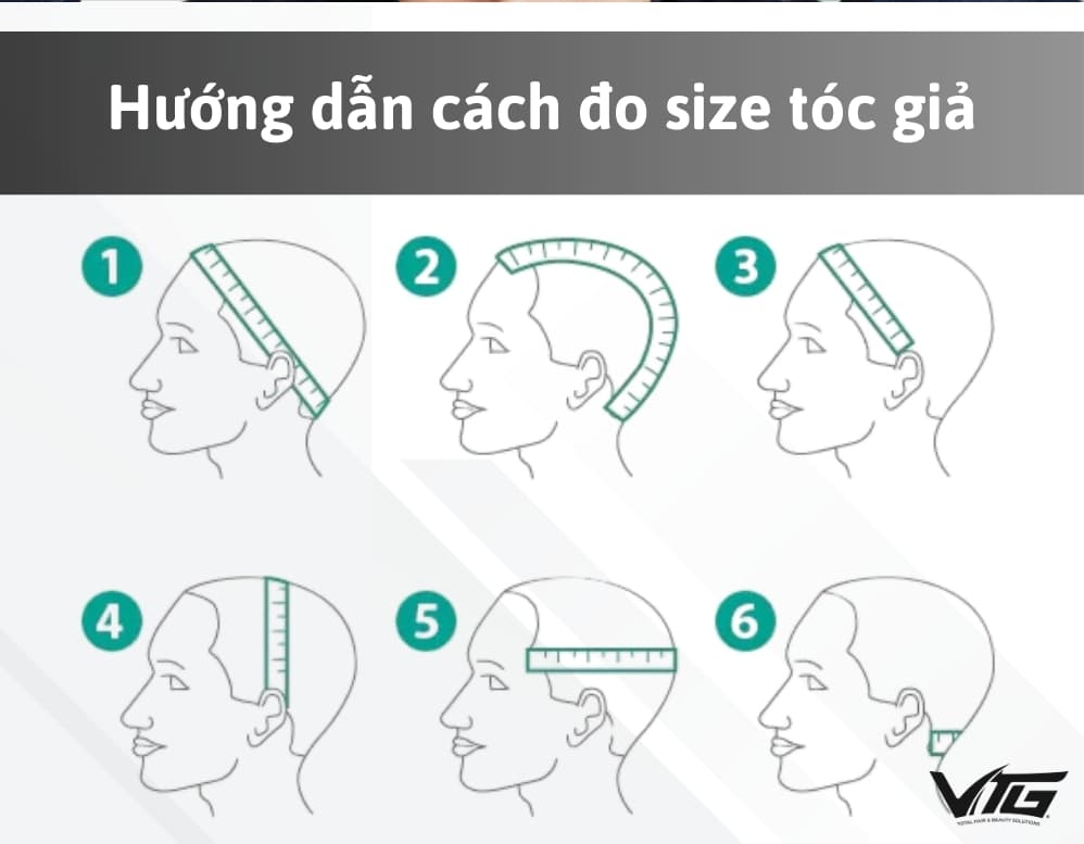 Cách Đo Size Tóc Giả Nguyên Đầu Chính Xác, Đơn Giản