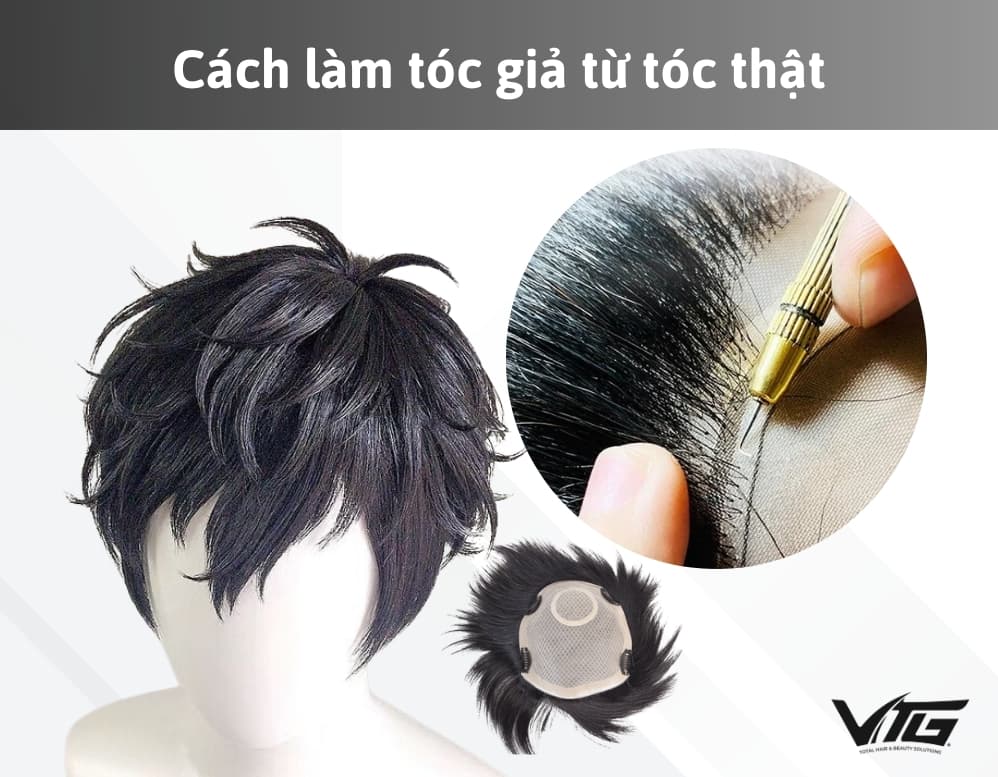 Cách Làm Tóc Giả, Quy Trình Làm Tóc Giả Từ Tóc Thật