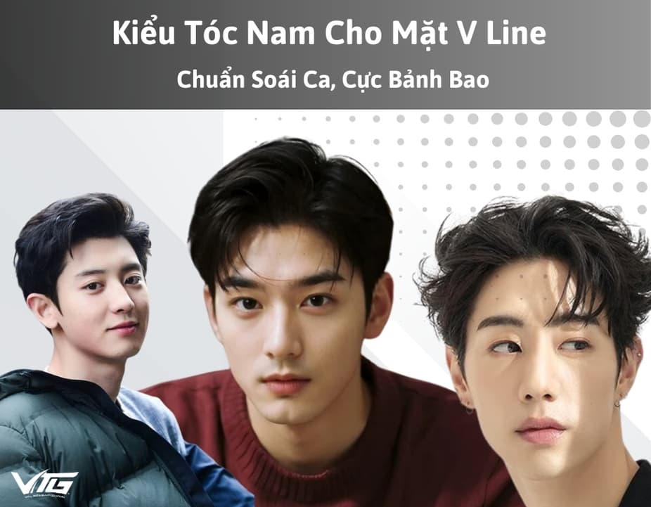 TOP 15+ Kiểu Tóc Nam Cho Mặt V Line Chuẩn Soái Ca, Cực Bảnh Bao