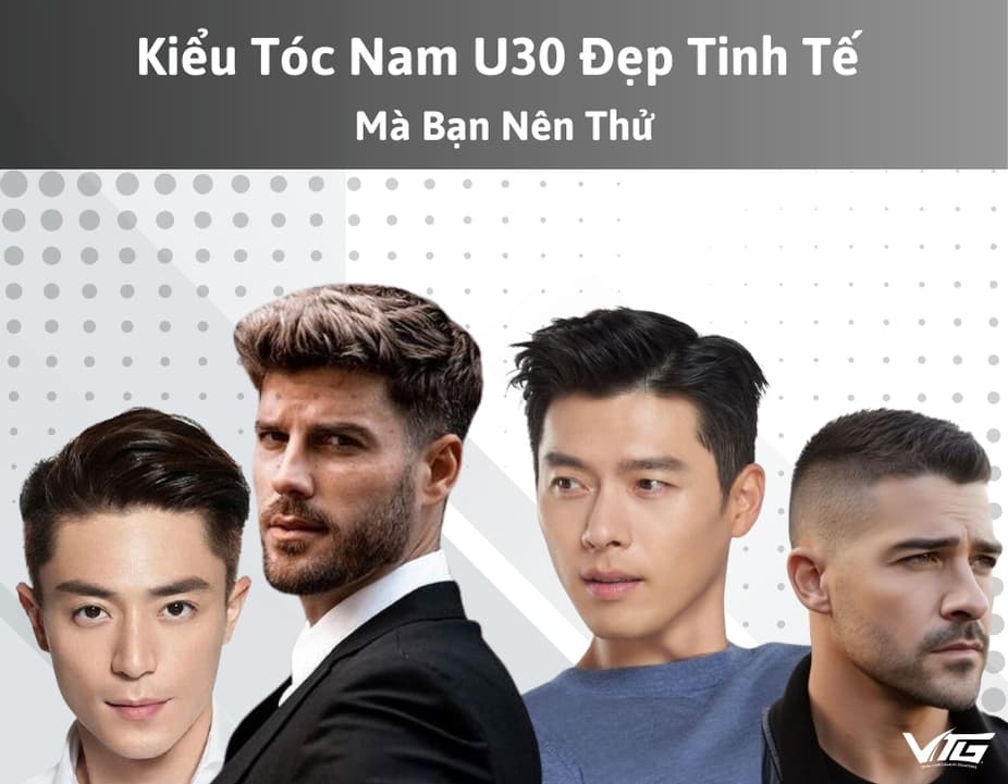 9+ Kiểu Tóc Nam U30 Đẹp Tinh Tế Mà Bạn Nên Thử