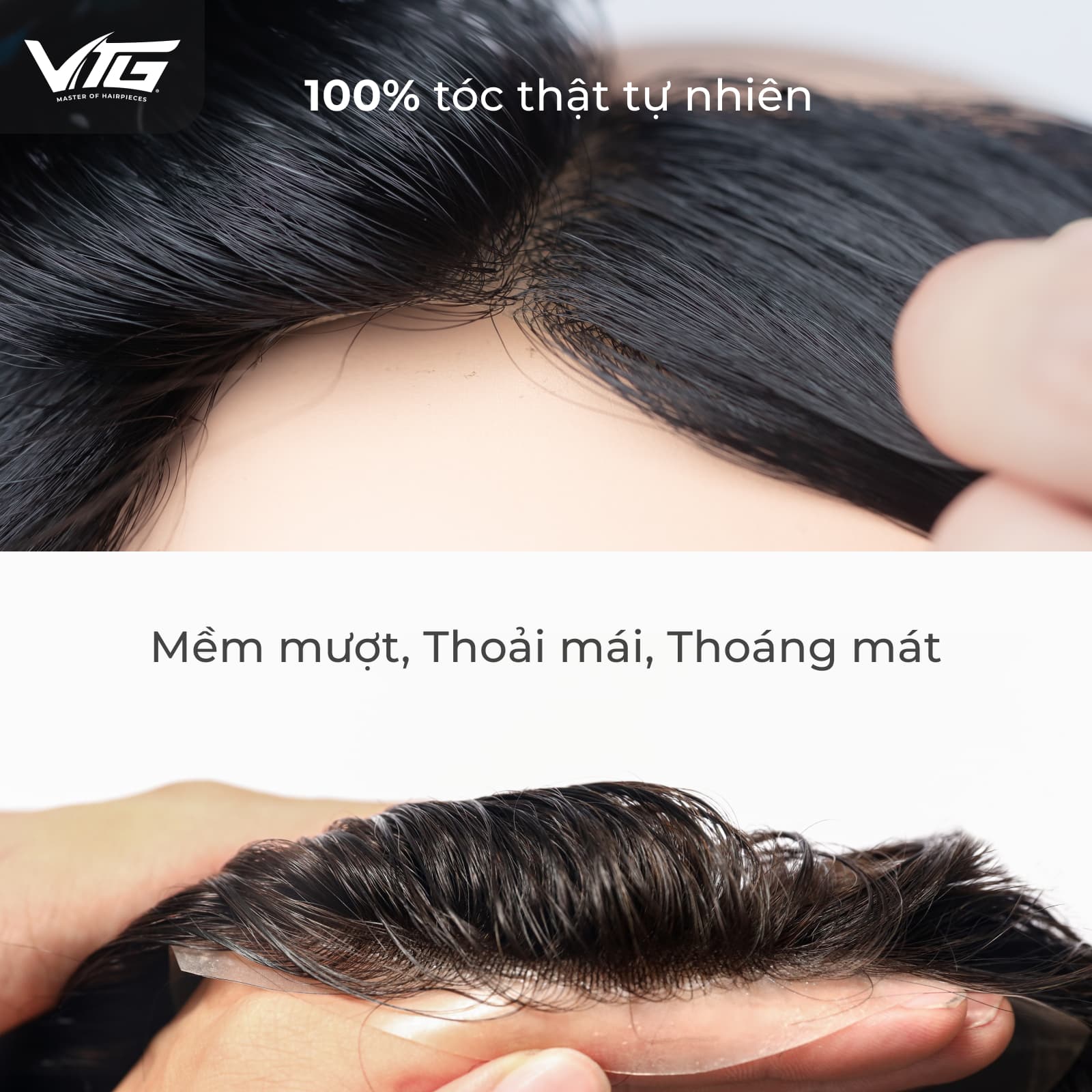 Cách Phân Biệt Tóc Giả Da Thường Và Siêu Da Đầu 3D, 4D Chính Xác Nhất