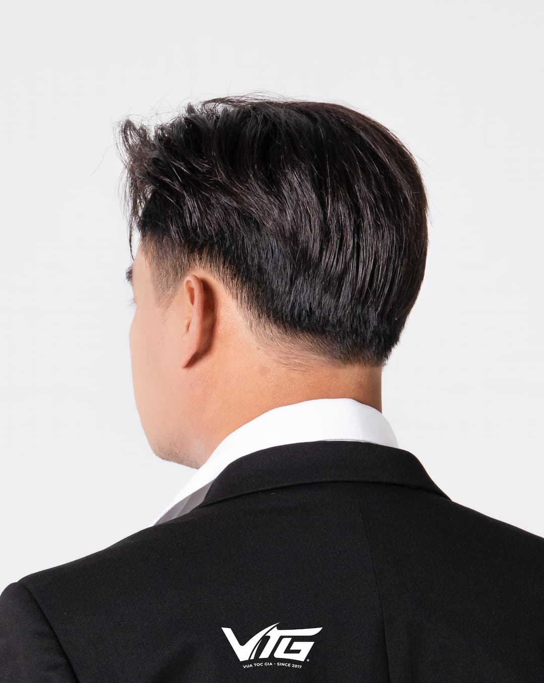 Tóc giả nam Side Part 7/3 cho tóc hói làm từ tóc thật