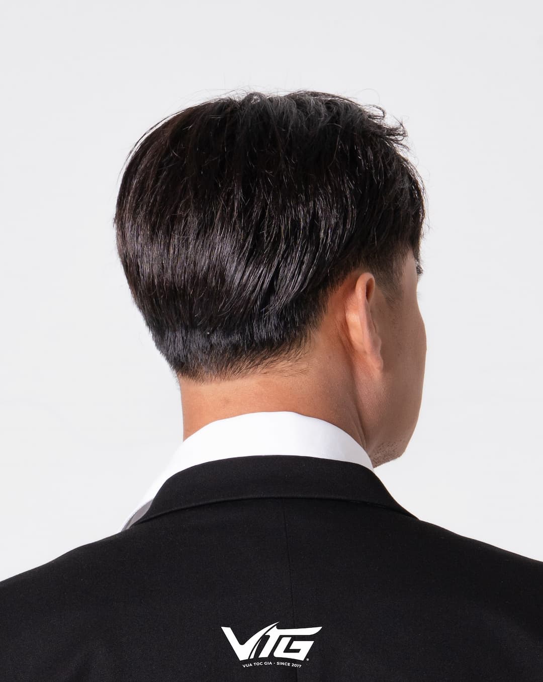 Tóc giả nam Side Part 7/3 cho tóc hói làm từ tóc thật