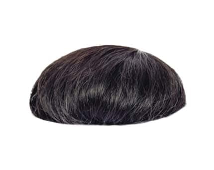 Tóc giả nam đế C250 giả da đầu cho rụng, thưa, hói làm từ tóc thật