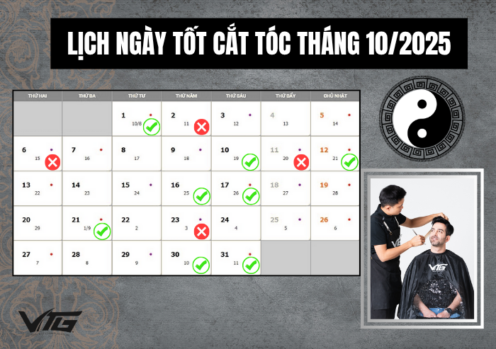 Lịch Ngày Tốt Cắt Tóc Tháng 10/2025 Hút Tài Lộc Tránh Vận Đen