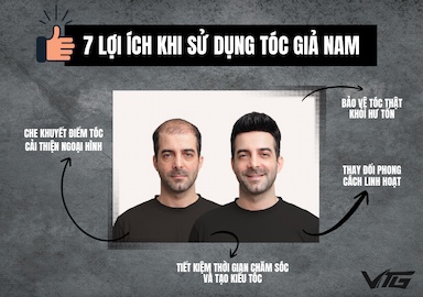 7 Lợi Ích Khi Sử Dụng Tóc Giả Nam Có Thể Bạn Chưa Biết