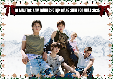 10 Màu Tóc Nam Dành Cho Dịp Giáng Sinh Hot Nhất Noel 2025