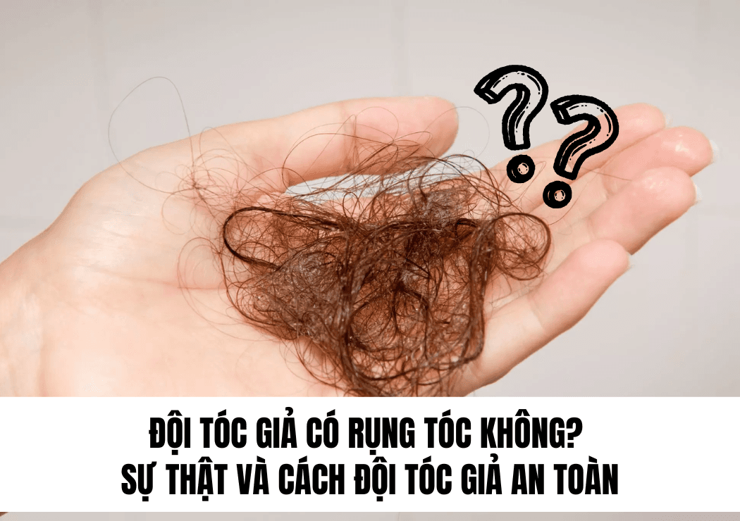 Đội Tóc Giả Có Rụng Tóc Không? Cách Đội An Toàn, Không Hại Tóc | VTG Hair
