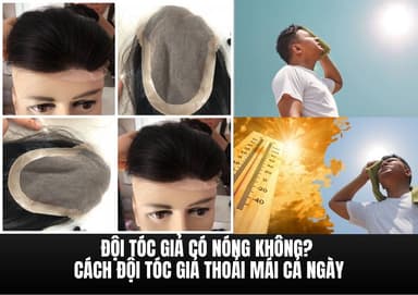 Đội Tóc Giả Có Nóng Không? Cách Đội Tóc Giả Thoải Mái Cả Ngày