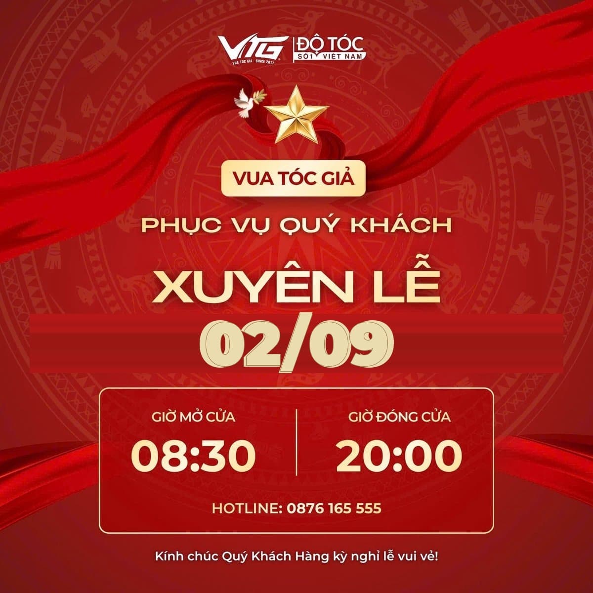 Thông Báo Nghỉ Lễ Quốc Khánh 2/9/2026