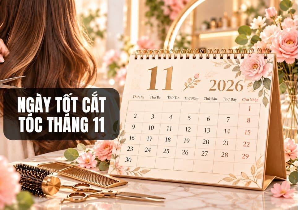 Ngày Tốt Cắt Tóc Tháng 11/2026: Lịch Ngày Đẹp, Giờ Tốt
