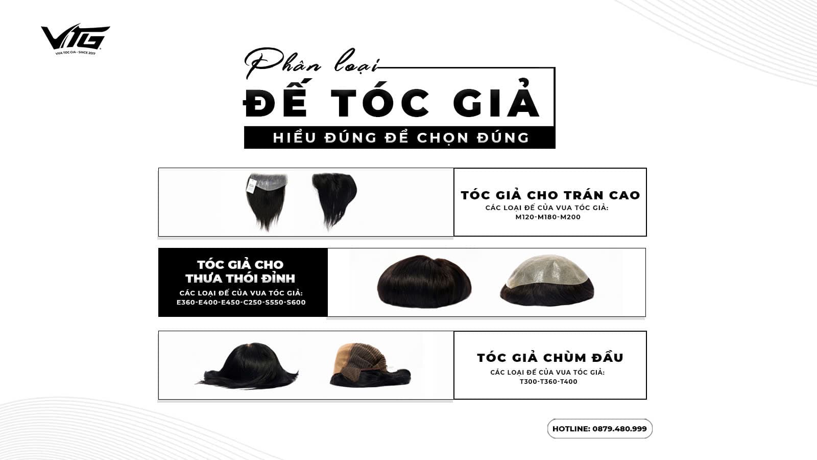 Cách chọn đế tóc giả nam Vua Tóc Giả cho tình trạng rụng, thưa, hói