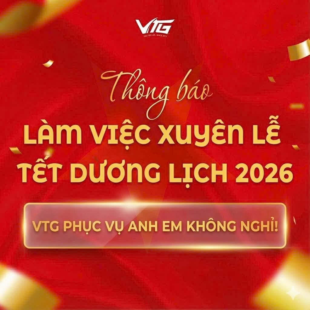 Thông báo lịch làm việc Tết Dương Lịch 2026